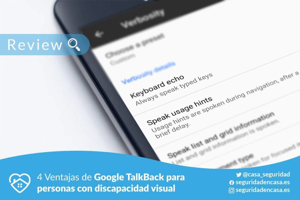 Ventajas de Google TalkBack
