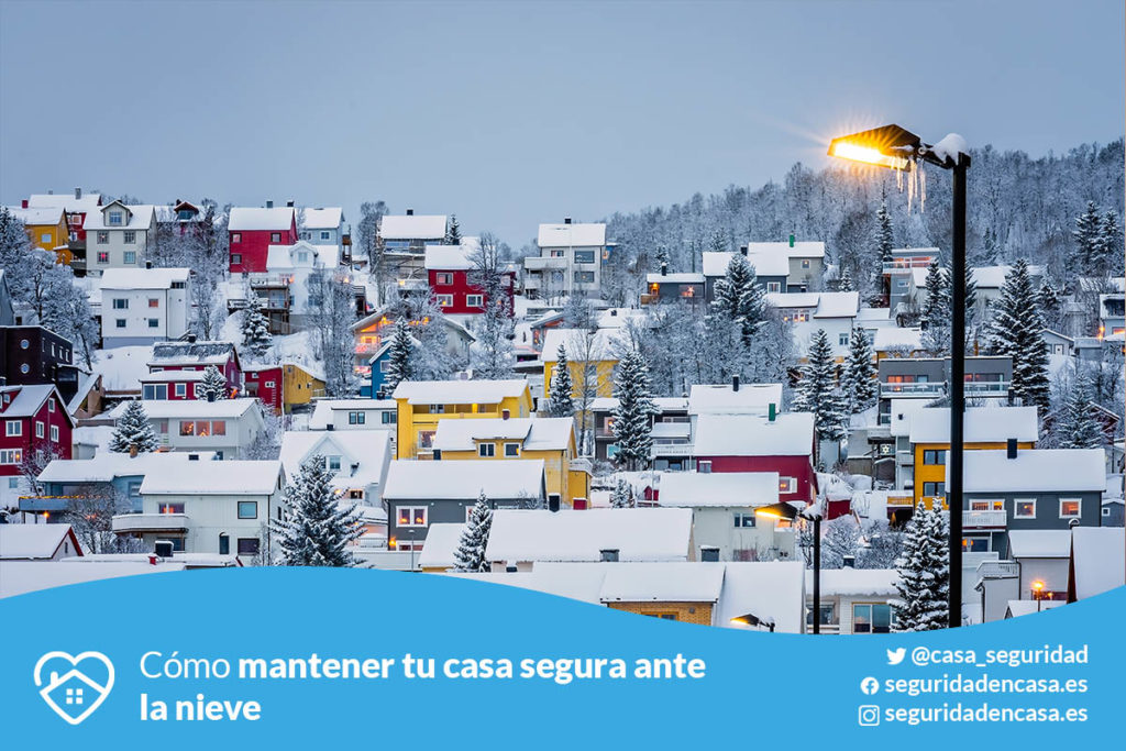 Cómo mantener tu casa segura ante la nieve