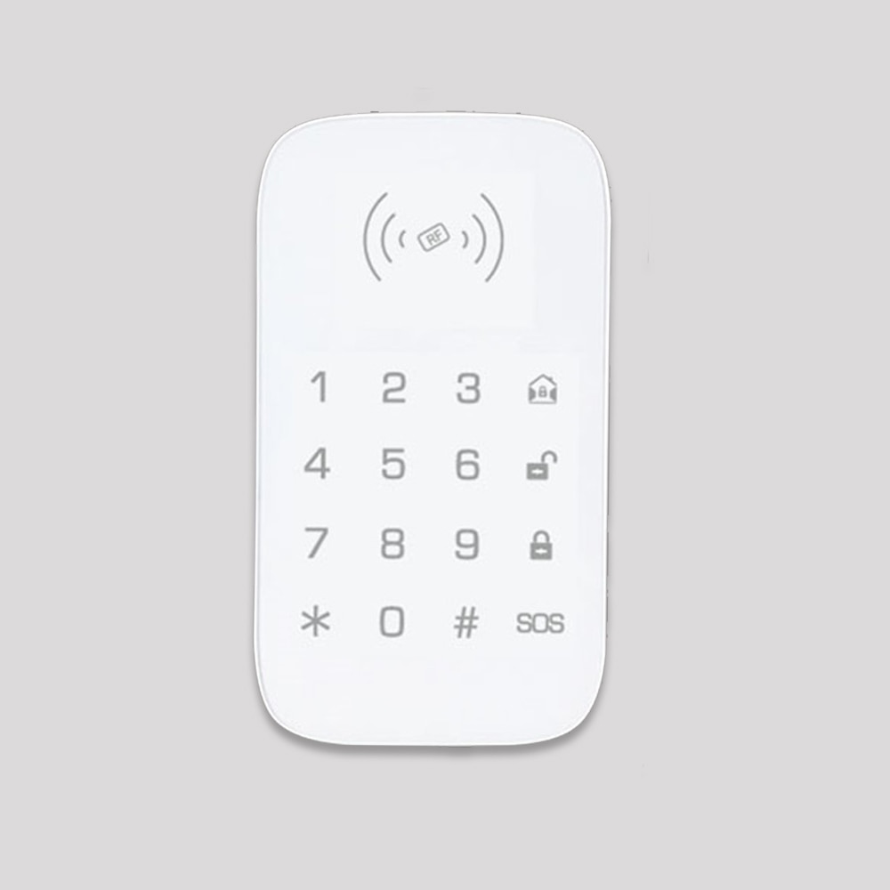 White Alarm Keyboard for Home