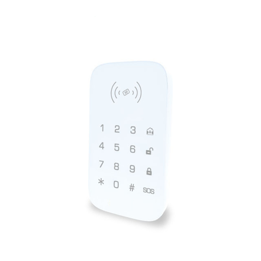 White Alarm Keyboard for Home